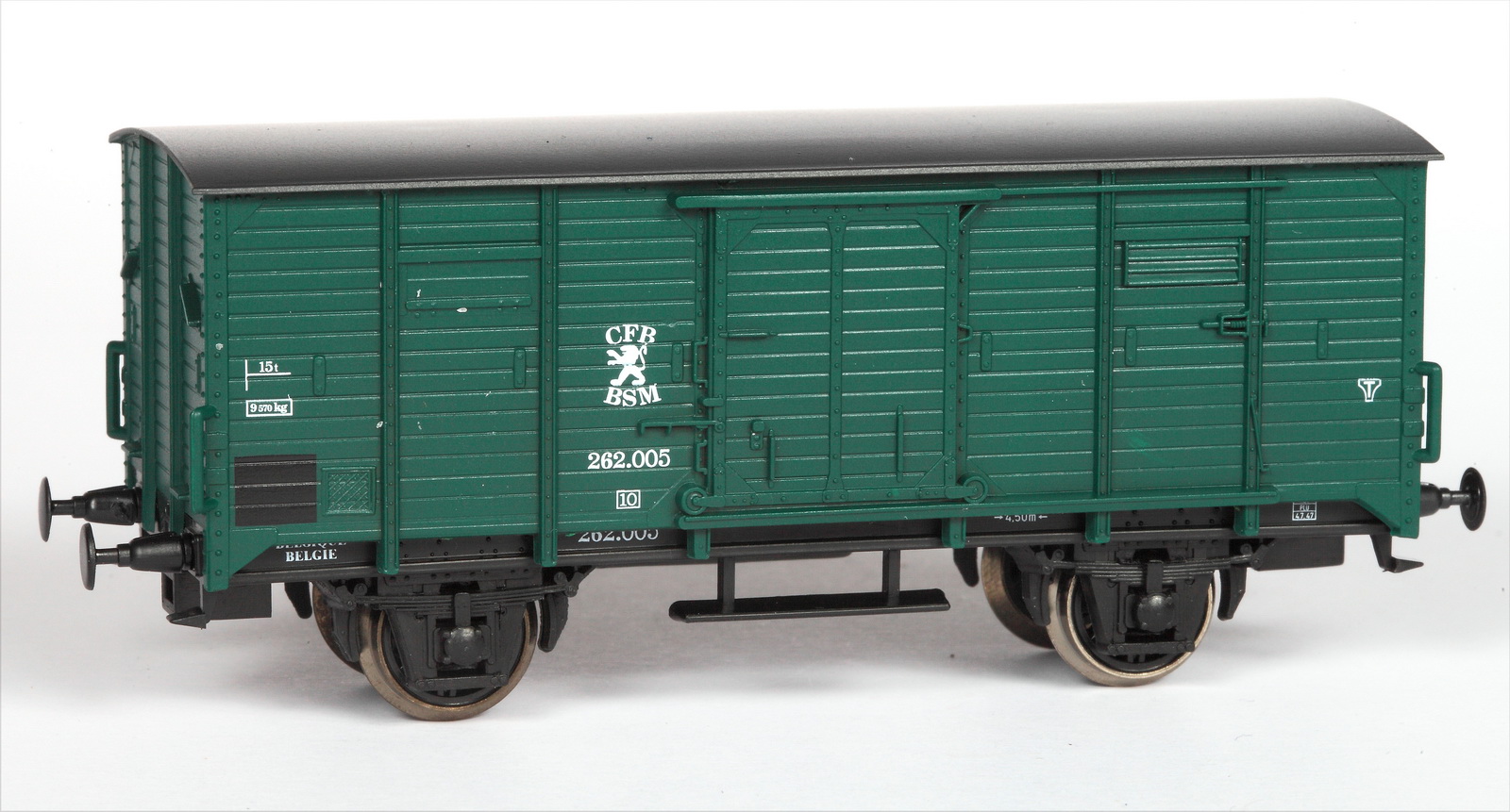 Lot De 3 Wagons De Marchandises Ouverts DR échelle HO - Longueur 543 Mm - Pour Train Miniature époque IV
